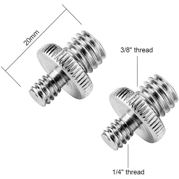 1/4-tuumainen uros 1/4-tuumaiseen urosruuviin 1/4-tuumainen uros 3/8-tuumaiseen urosruuviin