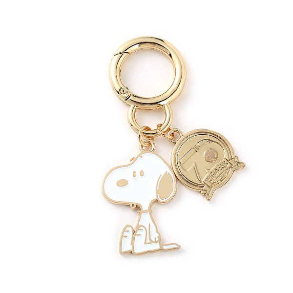 Snoopy Metalliavainperä Söpö Maapähkinät Autoavainperä Laukku Riippuva