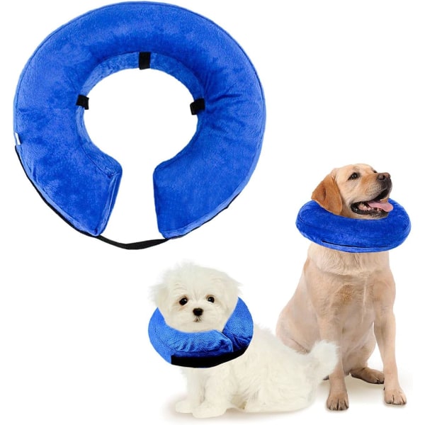 Oppusteligt kæledyrsbetræk - vaskbart beskyttelseshalsbånd til hunde og ca