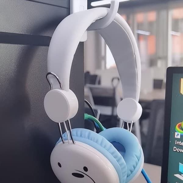 4-pack hörlurshållare headsetkrok headsetmonitor headset hållare