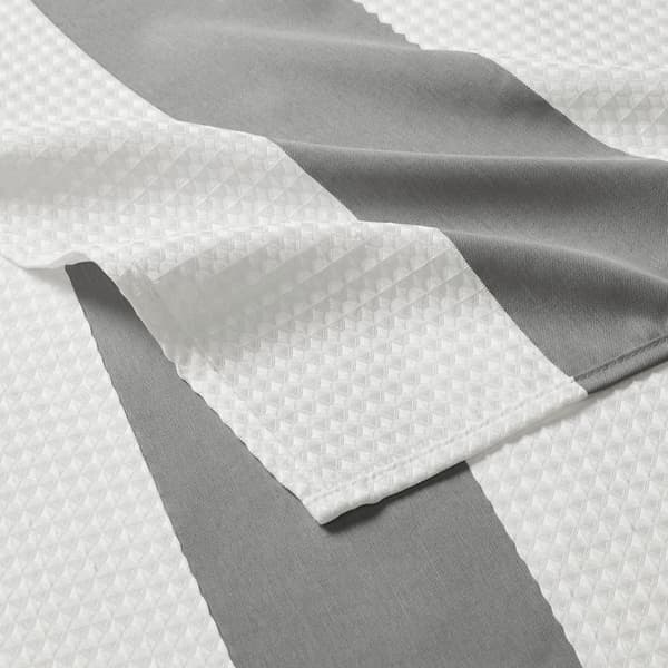 Vaffel Dusjforheng Panel Solid Mikrofiber Stoff Med 3M Scotc