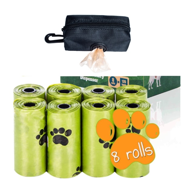 Organic Poop Bag with Dispenser 100% Biodegradable with Dispenser