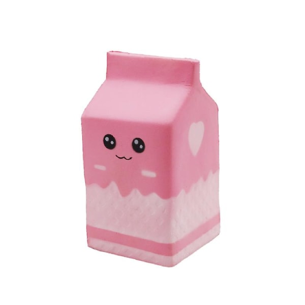 Yoghurt Milk Adult Decompression Toy, Rosa, 12*6*6cm