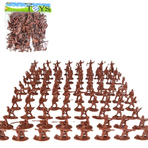 Soldiers Toys Military Simulation Model Soldiers Corps 100 Packs