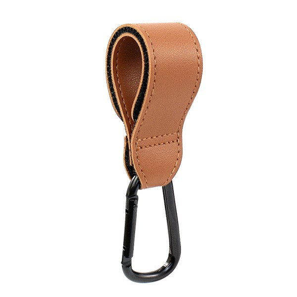 2pcs PU Leather Baby Bag Stroller Hook Pram Rotate 360 Degree Rot