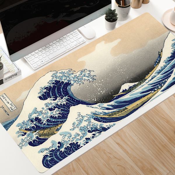 Spillmatte for Gaming (300*800*2mm), Utvidet Stor Spillmatte for Skrivebord, Sti