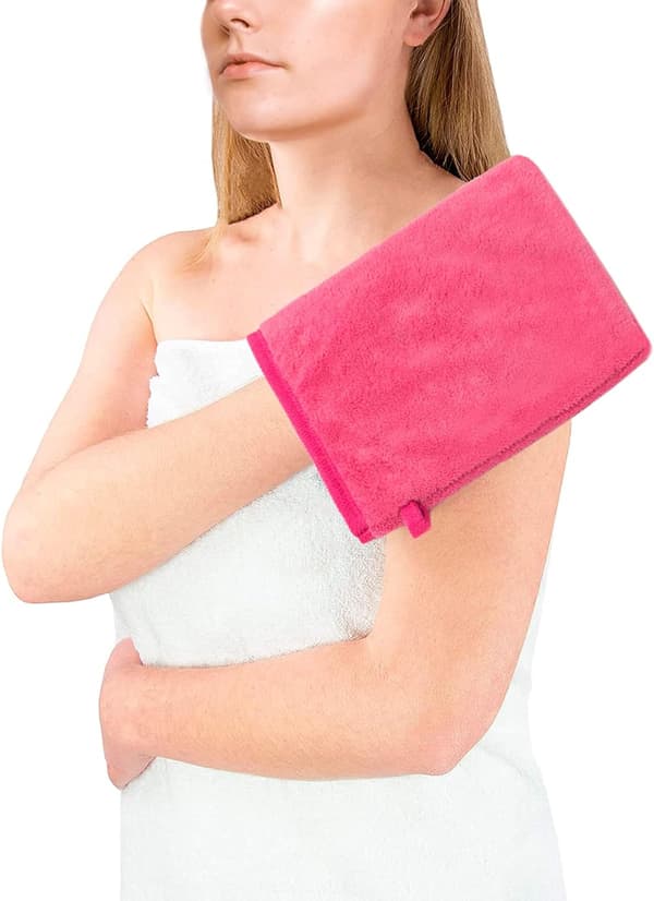 Sæt med 8 bløde mikrofiberhåndklæder, pletbestandige