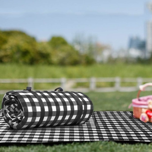 Sammenfoldeligt vandtæt Picnicmåtte tæppe til campinghave, 150 x