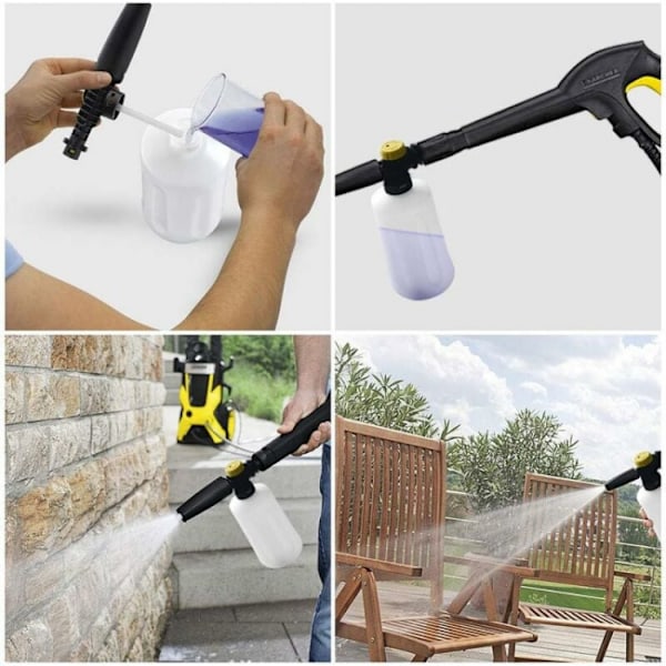 Skumkanon för Kärcher K2 K3 K4 K5 K6 K7, 700ml Skumspruta