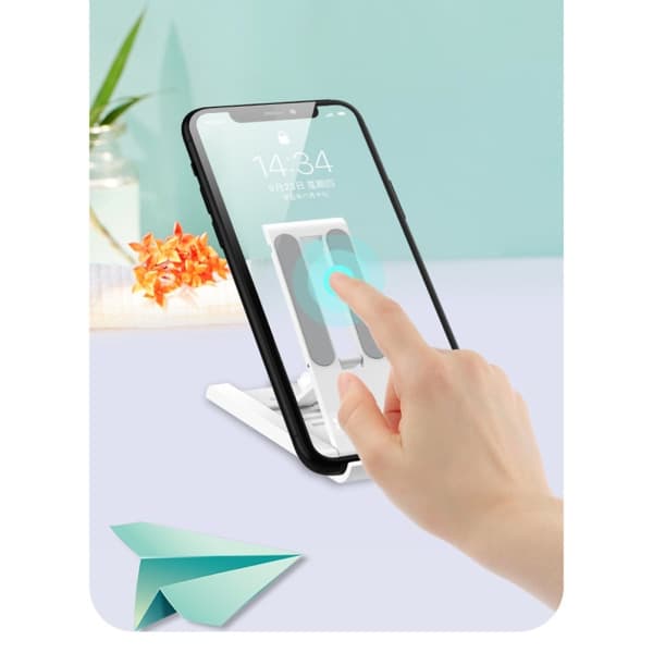 Justerbar stander til mobil / tablet Hvid