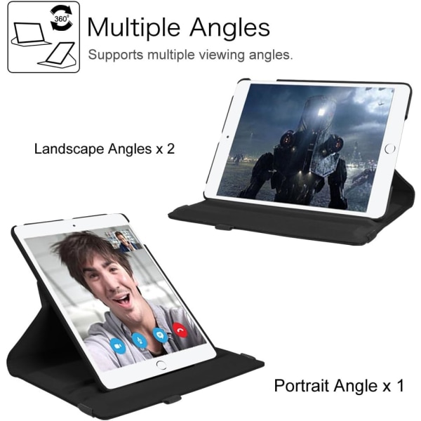 Case iPad Air 2:lle / iPad Airille - Case 360° Kiertyvä Ta