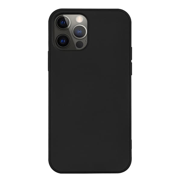 Flydende silikone telefoncover iPhone 11 mat sort skal
