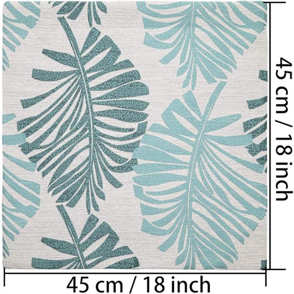 1 set kuddfodral 45x45cm, dekorativt linnesofföverdrag, nej