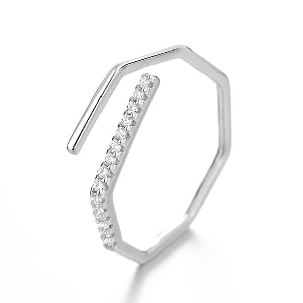 Justerbar Fingerring til Kvinder Piger Åben Ring Valentinsdag
