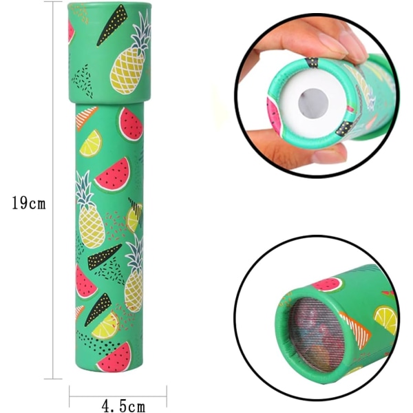 8 stk. (sendt tilfældigt) Kalejdoskop Klassisk Model Magisk Kalejdoskop