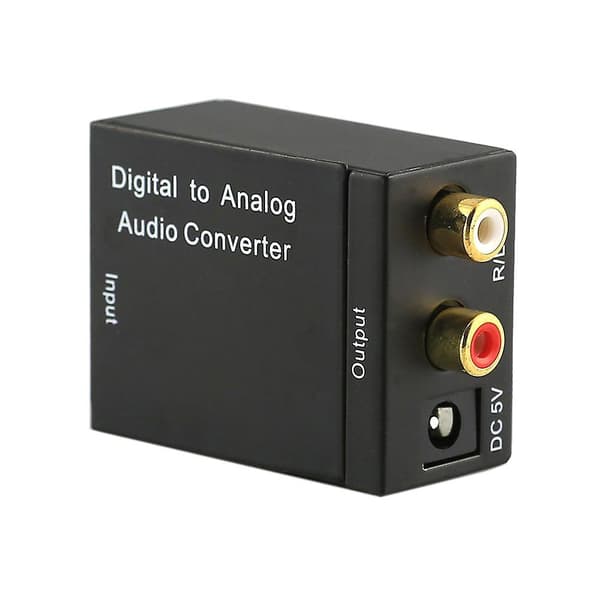 Digital til analog lydkonverter digital optisk koaksial til