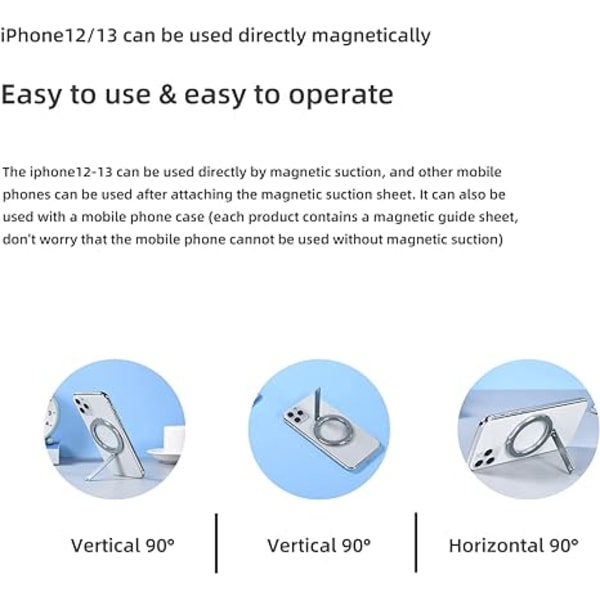 Magnetisk mobiltelefonhållare  Magnetisk telefonhållare Multifunktion