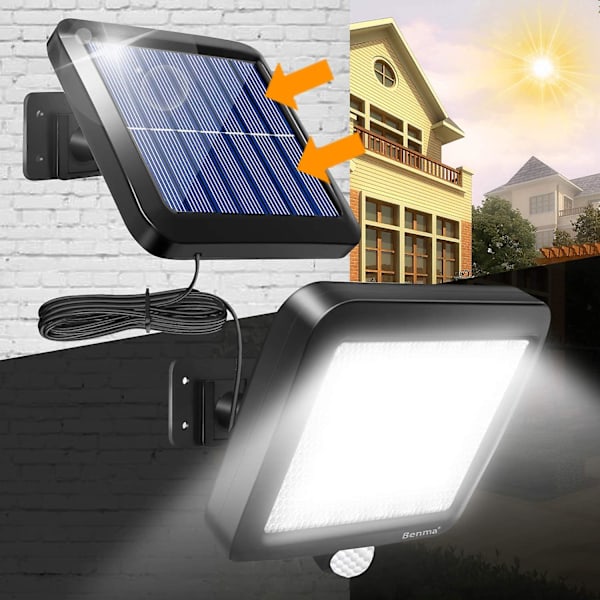 Solcellelamper for utendørs, 56 LED solcellelamper 120  Super Bright S