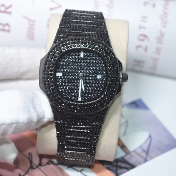Dame herre stål armbåndsur luksus mode klassisk designer, Rose-