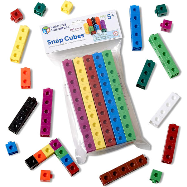Læringsressource Interlocking Cubes (100), LER7584