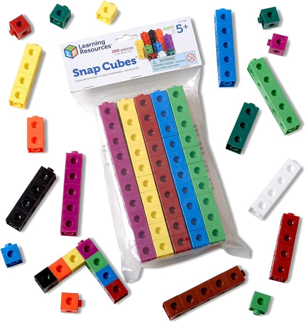 Læringsressurs Interlocking Cubes (100), LER7584