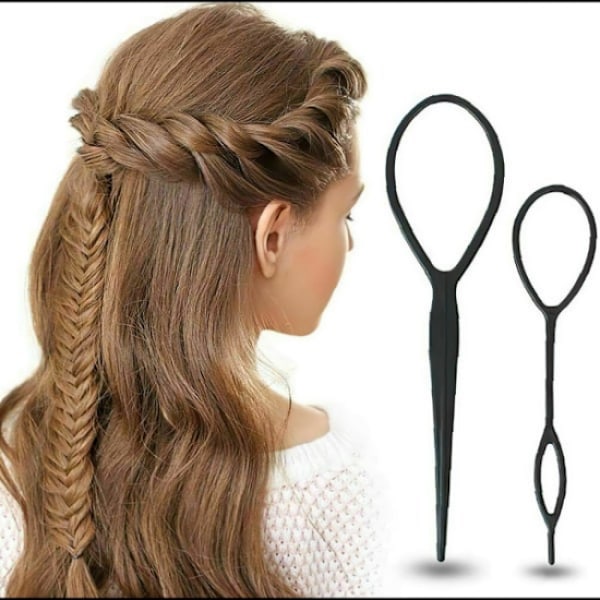 2 stk. Hårstyling Klips Hestehale Maker Styling