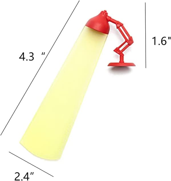 2 stk. 3D bordlampe bogmærker, søde bogmærker, nye former, jeg