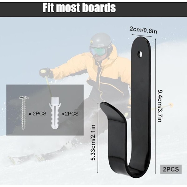 (Musta) Surffilaudan seinäteline, Surffilaudan seinäteline