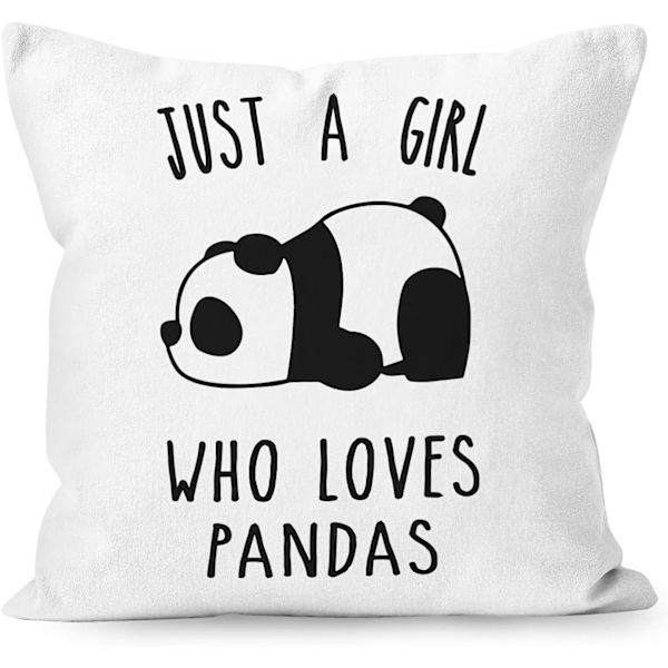 Panda Bamsepude 45,72 x 45,72 cm, Panda Bamseelskere Gave Hjem R