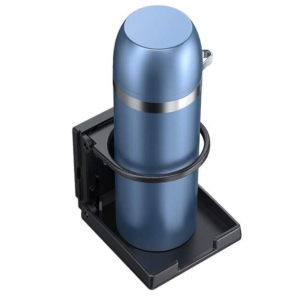 2 stk. Universal justerbar foldbar kopholder sort bil drikke