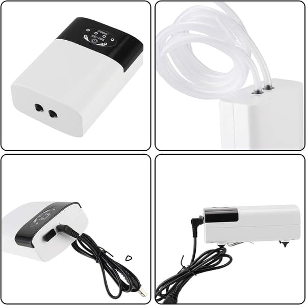 Bärbar akvariepump luftpump USB syrepump akvarium bubb