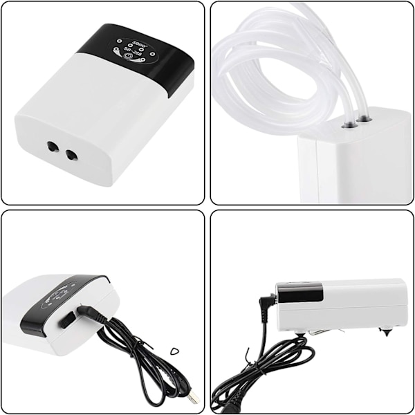 Ilmapumppu Kannettava Akvaario Ilmapumppu USB Happipumppu Akvaario Kupla