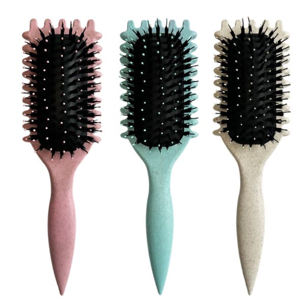 (Lysegrøn) Bounce Curl Brush, Bounce Curl Defining Brush, Vildsvinbørste