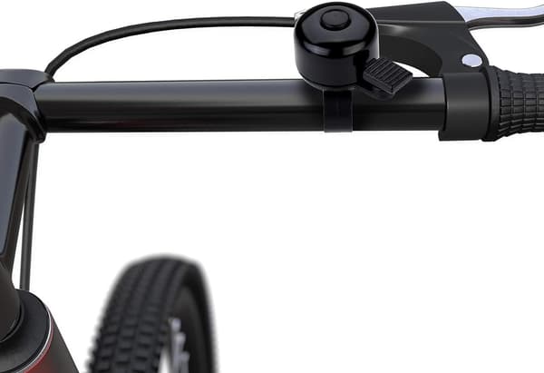 2 kpl Pyöränkello Alumiininen Pyöränkello（Musta)