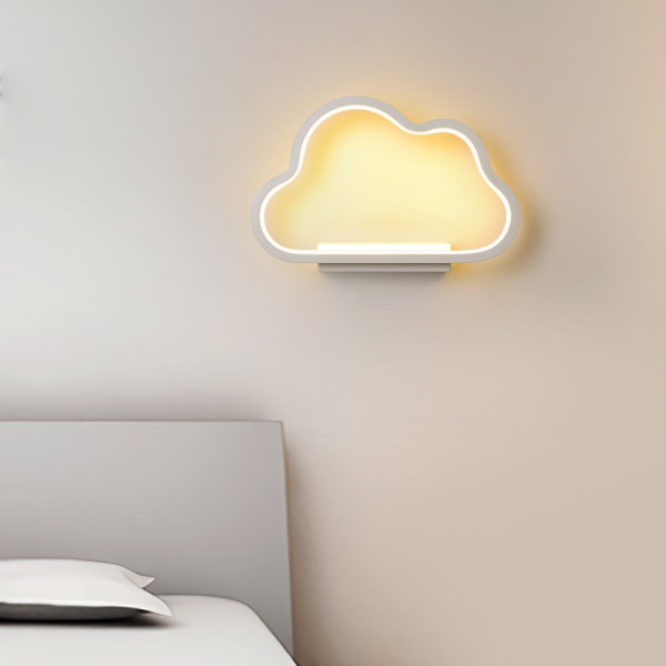 14w Vägglampa inomhus, Led Vägglampa Minimalistisk Design Cloud Sha