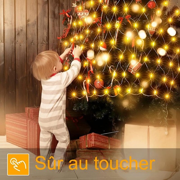 200 LED Net String Lights 3M x 2M, Udendørs Net Lights Egnet til