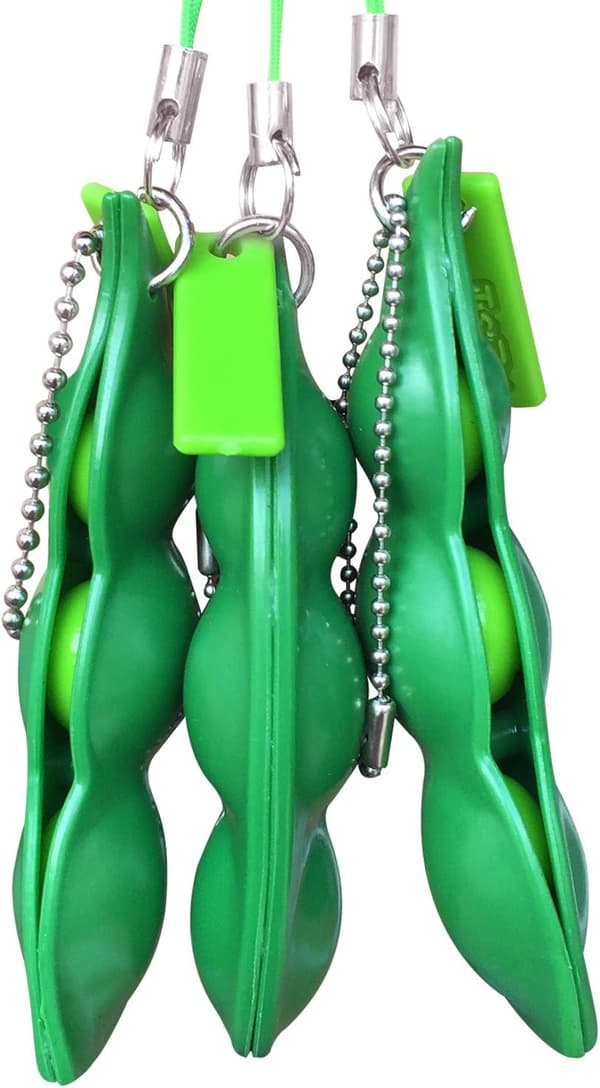 3-pack edamame avaimenperä herne avaimenperä soija lelu lahja