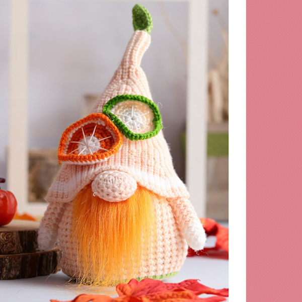 Sød strik sommer stil strik frugt serie Rudolph Faceless
