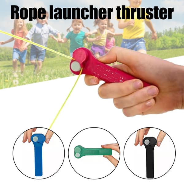 Shooter Thruster String Rope Launcher Propeller Med Tau