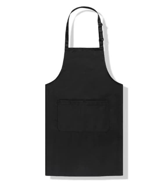 5-pack Förkläden - Unisex Svarta Förkläden i Bulk med 2 Stora Fickor