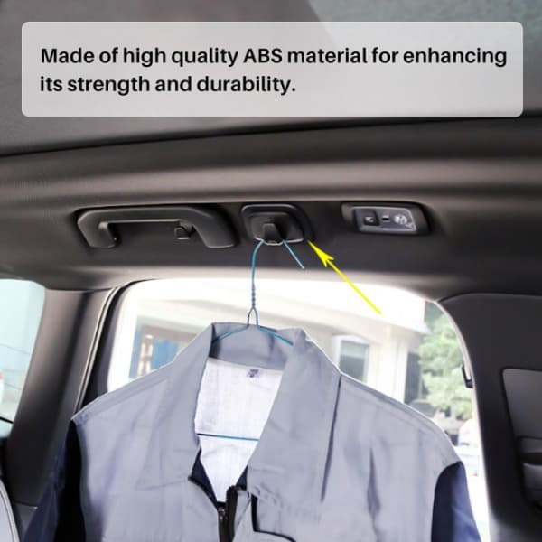 2 kpl auton harmaa ABS sisäkattokoukku vaatekoukku koukku sisustus