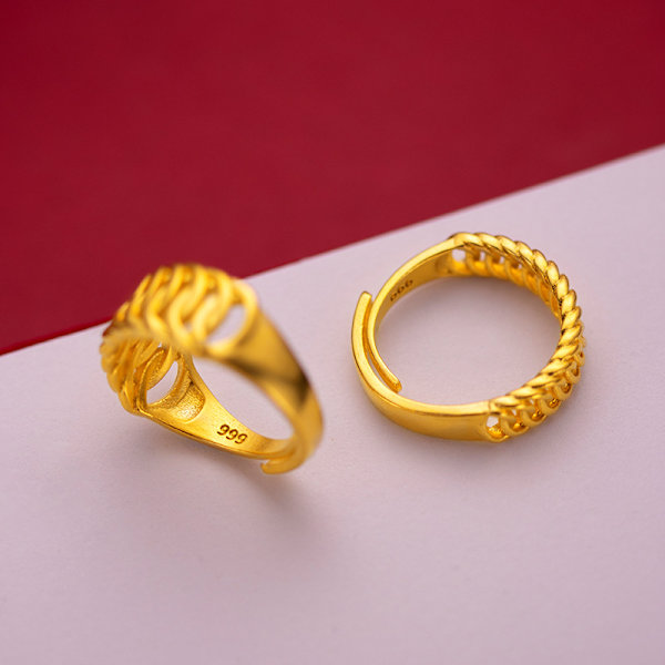 Akupressur Ringe til mænd, justerbar åbning, 2 stk.