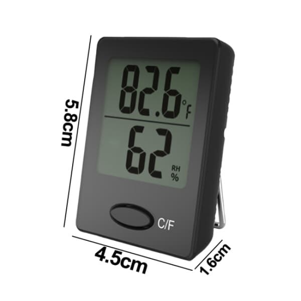 1 stk. Digital trådløs termometer hygrometer, indendørs luftfugtighed