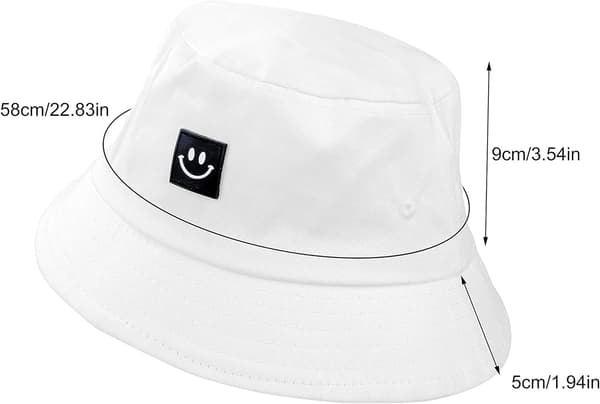 Unisex Bucket Hat Foldable Bomull UV-beskyttelse Pustende Solhatt