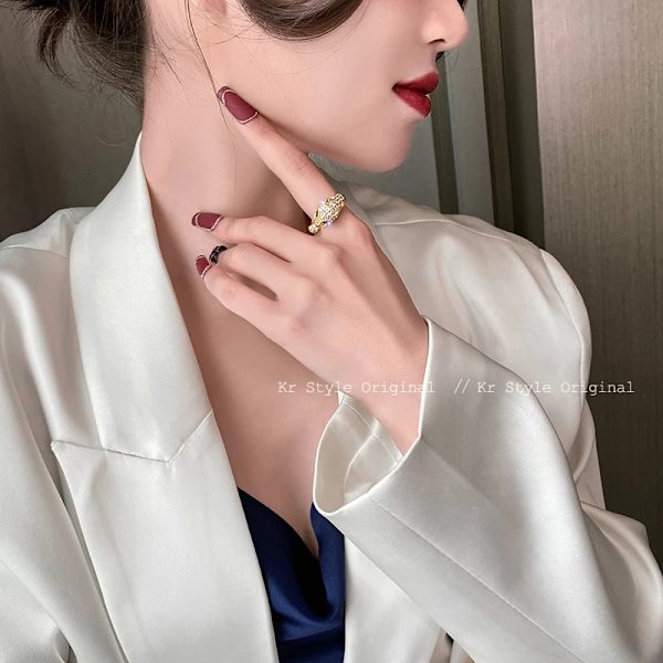Uusi muotoilu Muoti Korut Luxury Full AAA Zircon Animal Leopard
