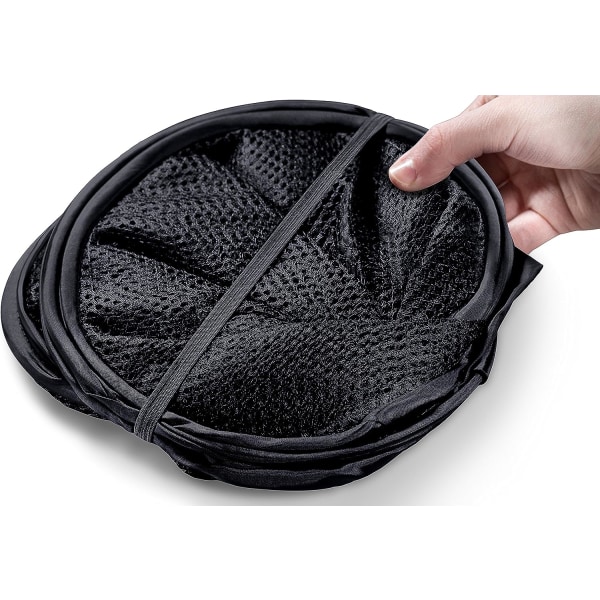 Mesh Pop-up Vaskeri Kurv - Bærbar, Holdbar Håndtak, Sammenleggbar