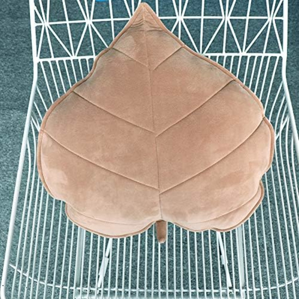 3D-blader Hjem Sofa Pude Dekorasjon (Bone Beige) 13cm