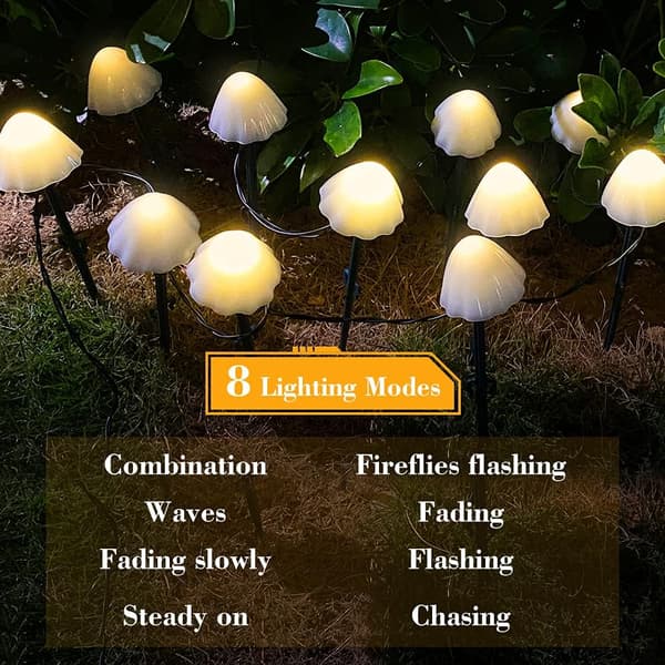 30Lamps Solcelledrevne LED Sopplyssnor Mini Vanntett