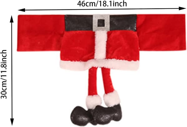 3 st Jultomte Elf Stolsryggsöverdrag