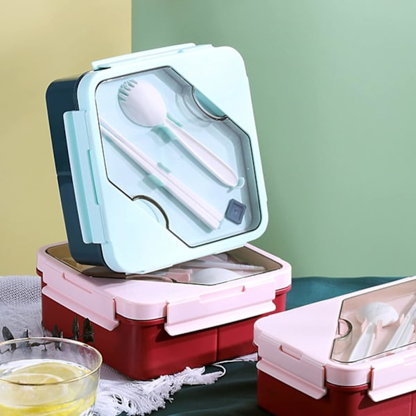 3 i 1 Bento Box Madkasse Til Børn, 3 Rum Voksen Frokost C